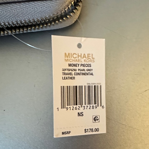 Michael Kors Taupe Studded Wristlet - Picture 2 of 4